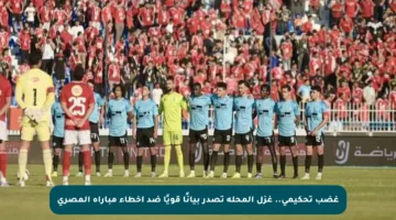 غضب تحكيمي.. غزل المحلة تصدر بيانًا قويًا ضد أخطاء مباراة المصري
